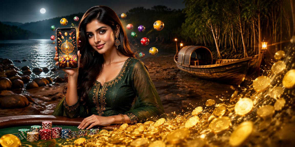 সিলেটে বাংলাদেশি মডেল লটারি পুরস্কার উদযাপন করছেন